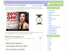 Tablet Screenshot of alimentos.org.es